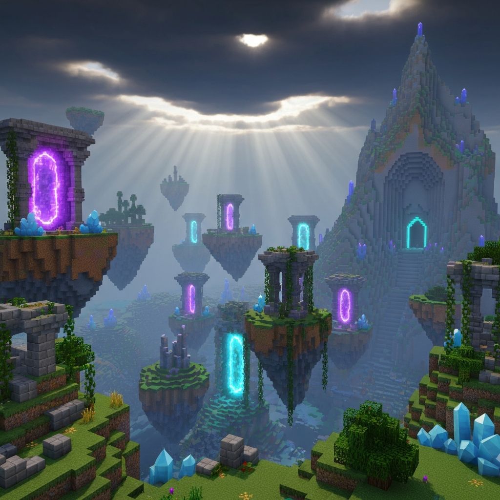 Void Craft Dimensions - mystic dimension landscape
